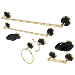 Kingston Brass Water Onyx 7-Piece Bathroom Accessory Set