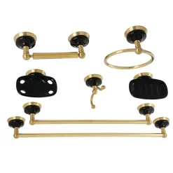 Kingston Brass Water Onyx 7-Piece Bathroom Accessory Set