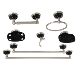 Kingston Brass Water Onyx 7-Piece Bathroom Accessory Set
