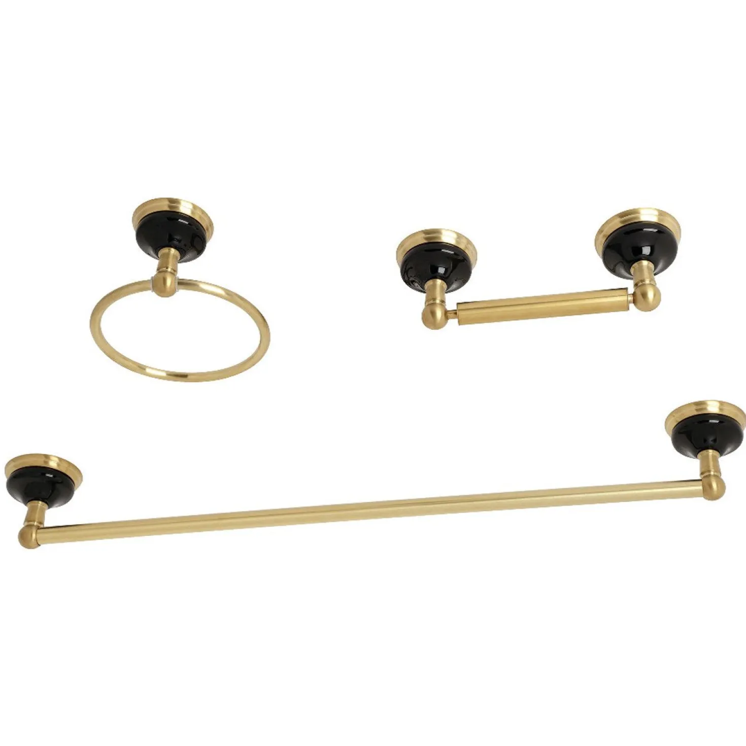 Kingston Brass Water Onyx 3-Piece 26.75" Bathroom Accessory Set