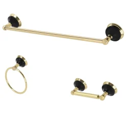 Kingston Brass Water Onyx 3-Piece 20.75" Bathroom Accessory Set