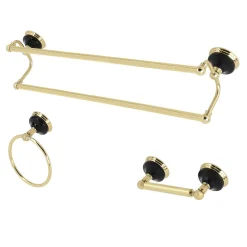 Kingston Brass Water Onyx 3-Piece Bathroom Accessory Set