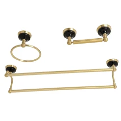 Kingston Brass Water Onyx 3-Piece Bathroom Accessory Set