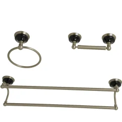 Kingston Brass Water Onyx 3-Piece Bathroom Accessory Set