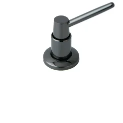 Kingston Brass Water Onyx Soap Dispenser in Black Stainless Steel