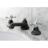 Kingston Brass Water Onyx 8" to 16" Widespread Lavatory Faucet with Brass Pop-up Drain