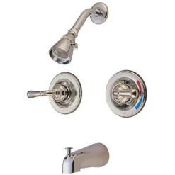 Kingston Brass Water Saving Magellan Tub and Shower Faucet with Pressure Balanced Valve