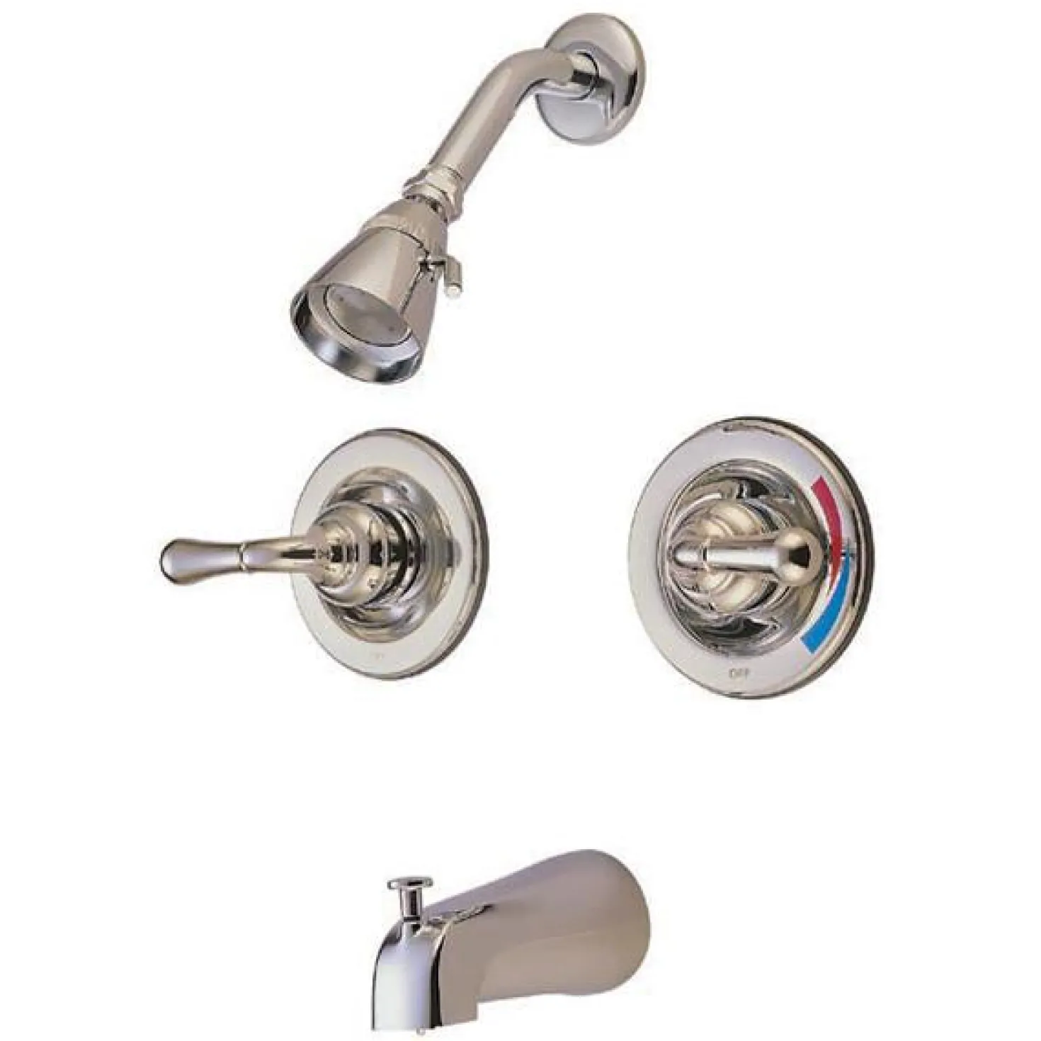 Kingston Brass Water Saving Magellan Tub and Shower Faucet with Pressure Balanced Valve