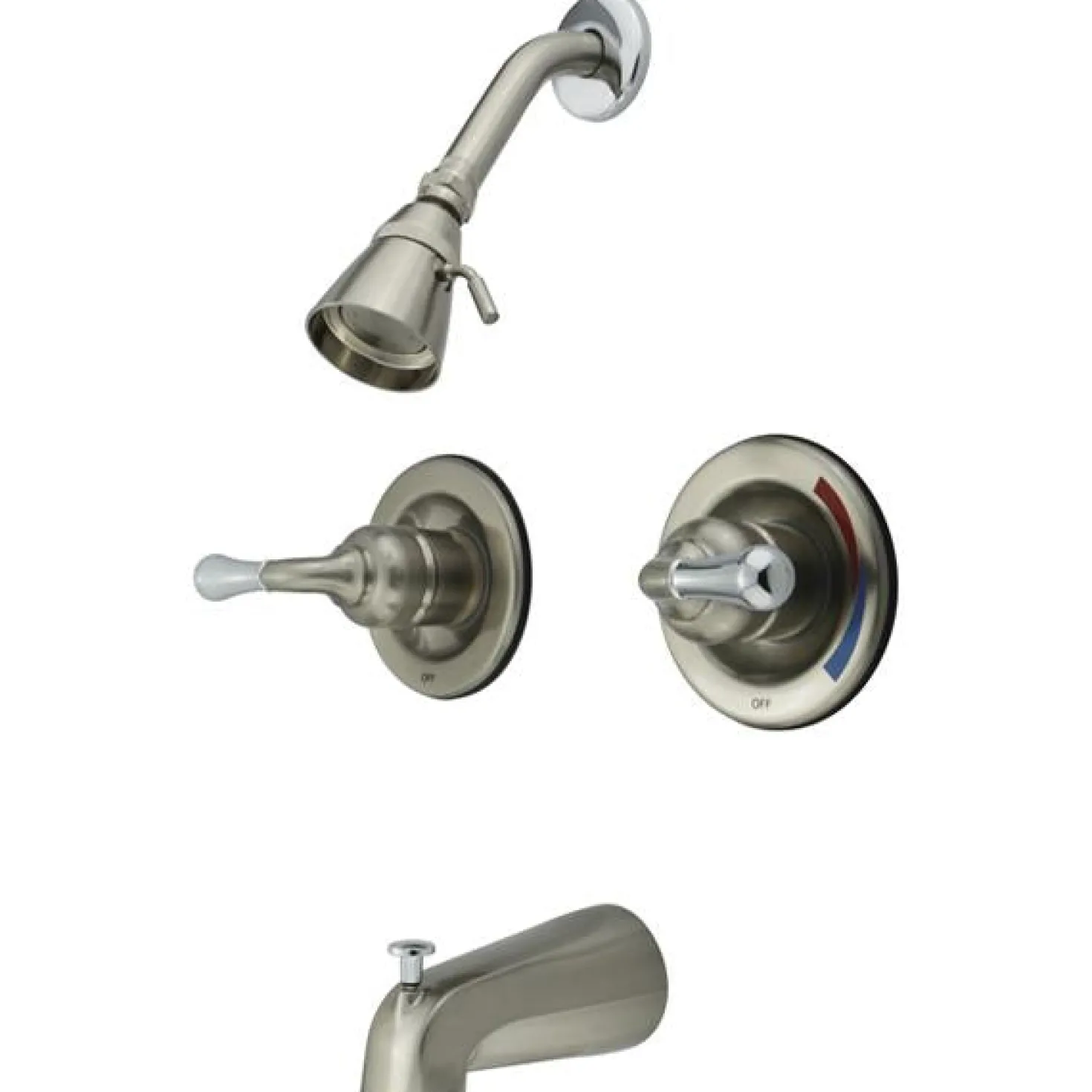 Kingston Brass Water Saving Magellan Tub and Shower Faucet with Pressure Balanced Valve