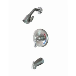 Kingston Brass Water Saving Magellan Tub and Shower Faucet with Water Savings Showerhead