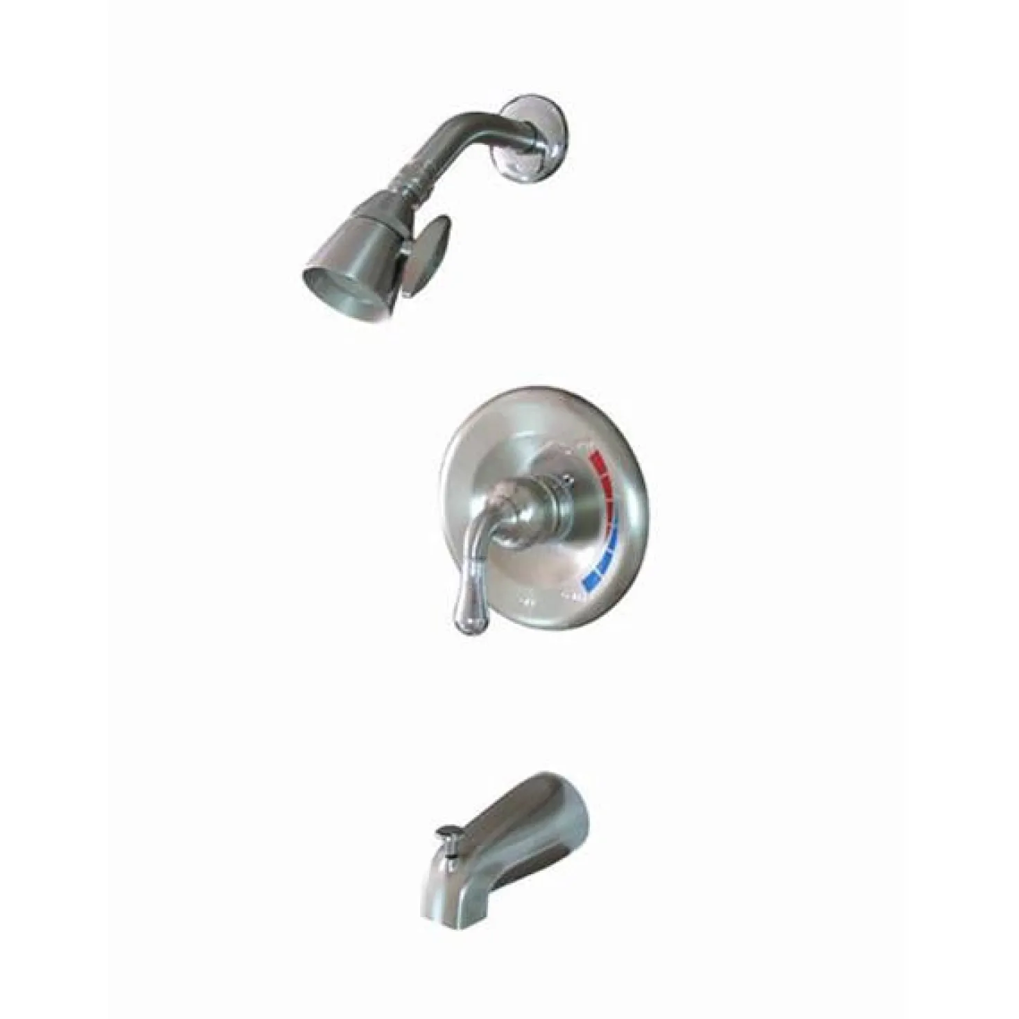 Kingston Brass Water Saving Magellan Tub and Shower Faucet with Water Savings Showerhead