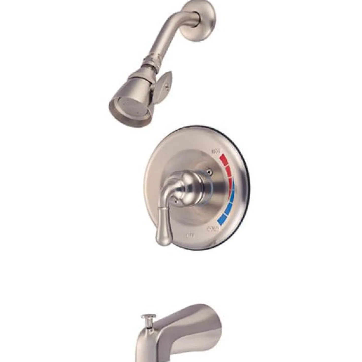 Kingston Brass Water Saving Magellan Tub and Shower Faucet with Water Savings Showerhead