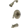 Kingston Brass Water Saving Magellan Single Handle and Tub and Shower Faucet-Trim Only