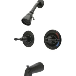 Kingston Brass Water Saving Vintage Tub and Shower Faucet with Pressure Balanced Valve