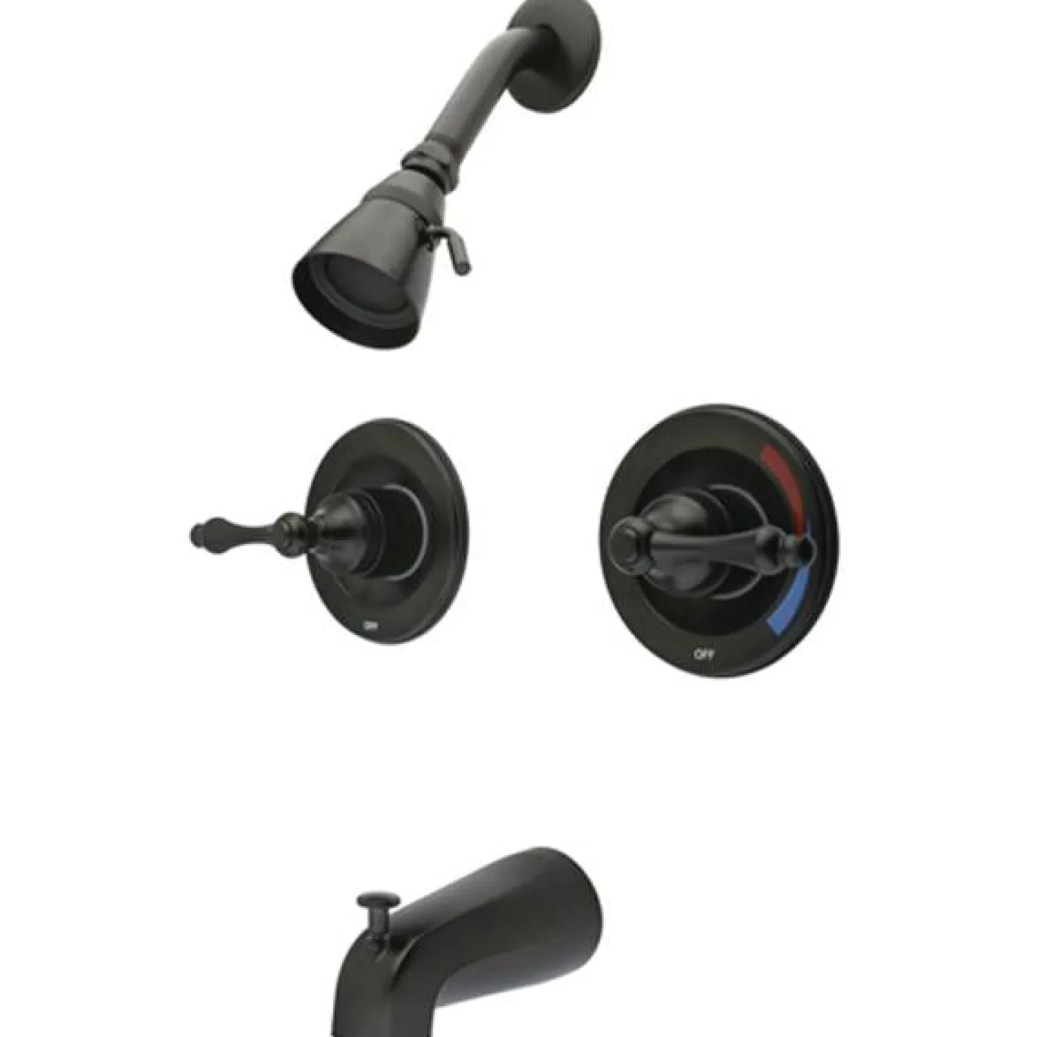Kingston Brass Water Saving Vintage Tub and Shower Faucet with Pressure Balanced Valve