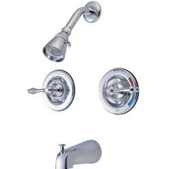 Kingston Brass Water Saving Vintage Tub and Shower Faucet with Pressure Balanced Valve