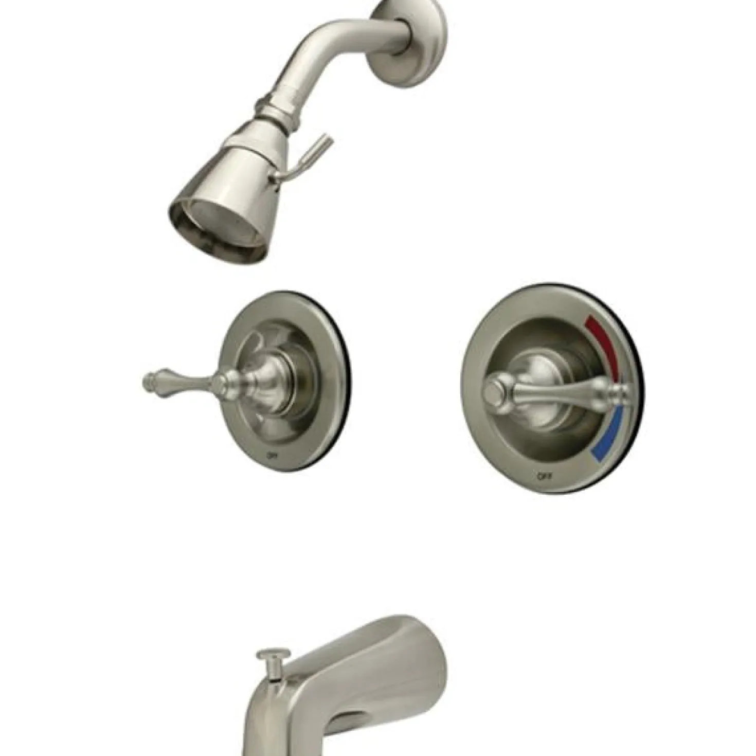 Kingston Brass Water Saving Vintage Tub and Shower Faucet with Pressure Balanced Valve