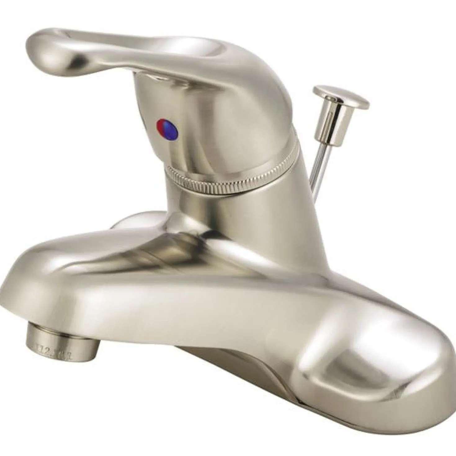 Kingston Brass Water Saving Wyndham Centerset Lavatory Faucet with Single Loop Handle and ABS Pop-up
