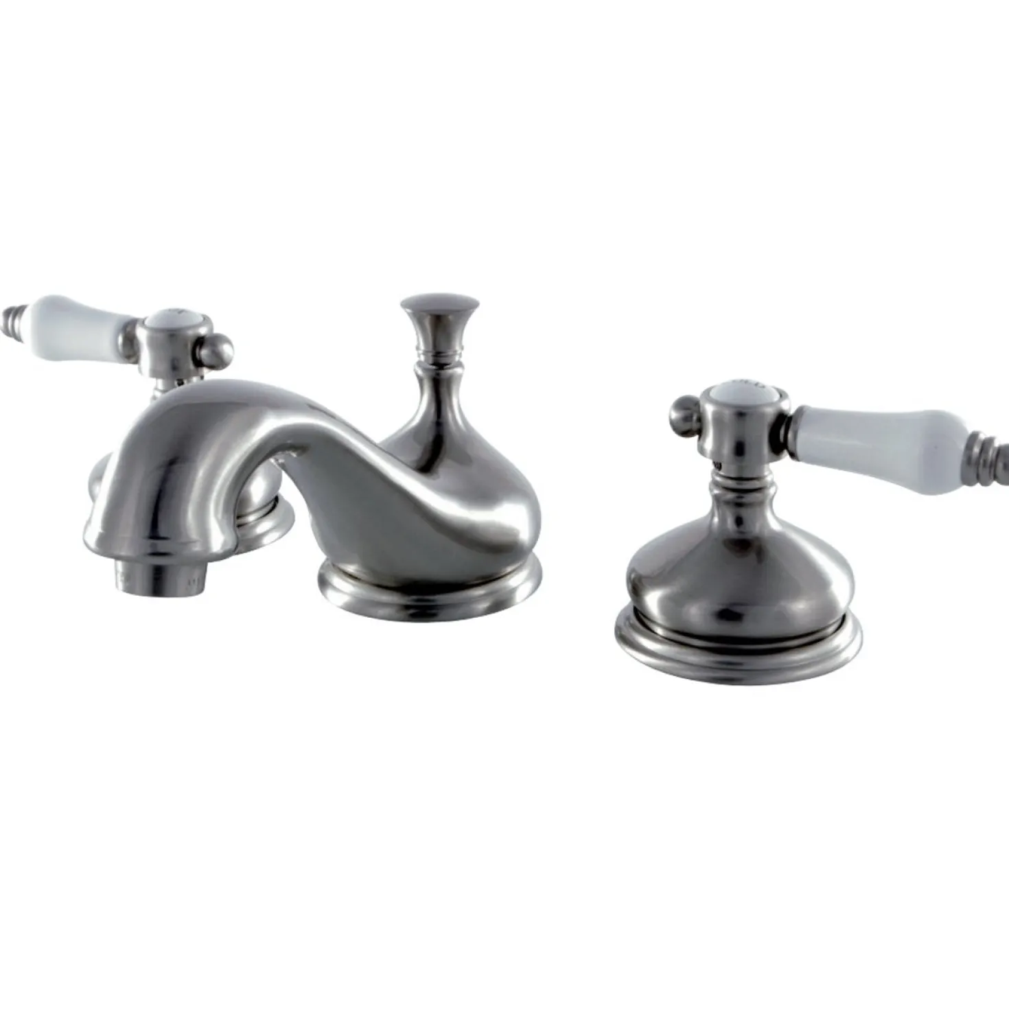 Kingston Brass 8" Widespread Deck Mount Bathroom Faucet