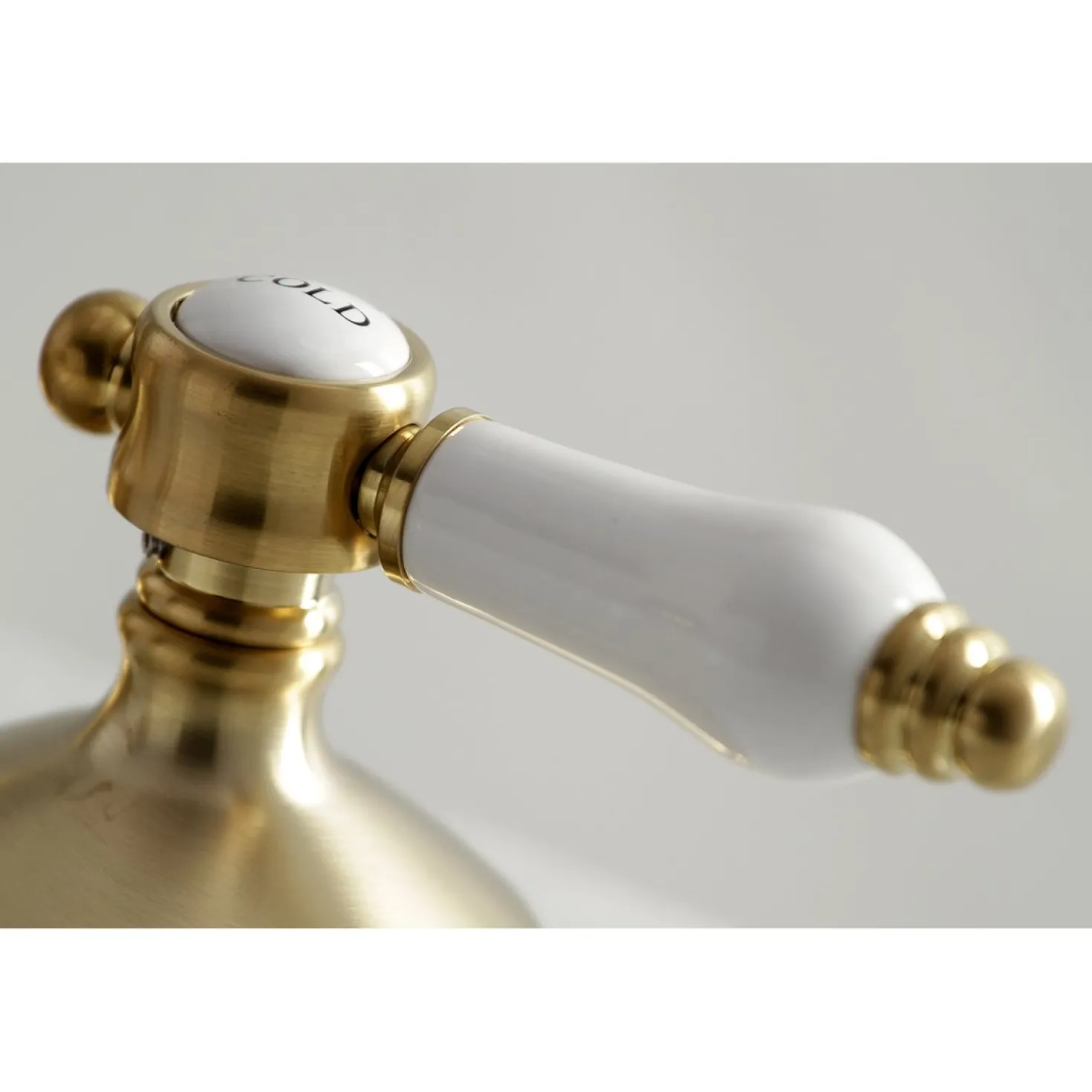 Kingston Brass 8" Widespread Deck Mount Bathroom Faucet