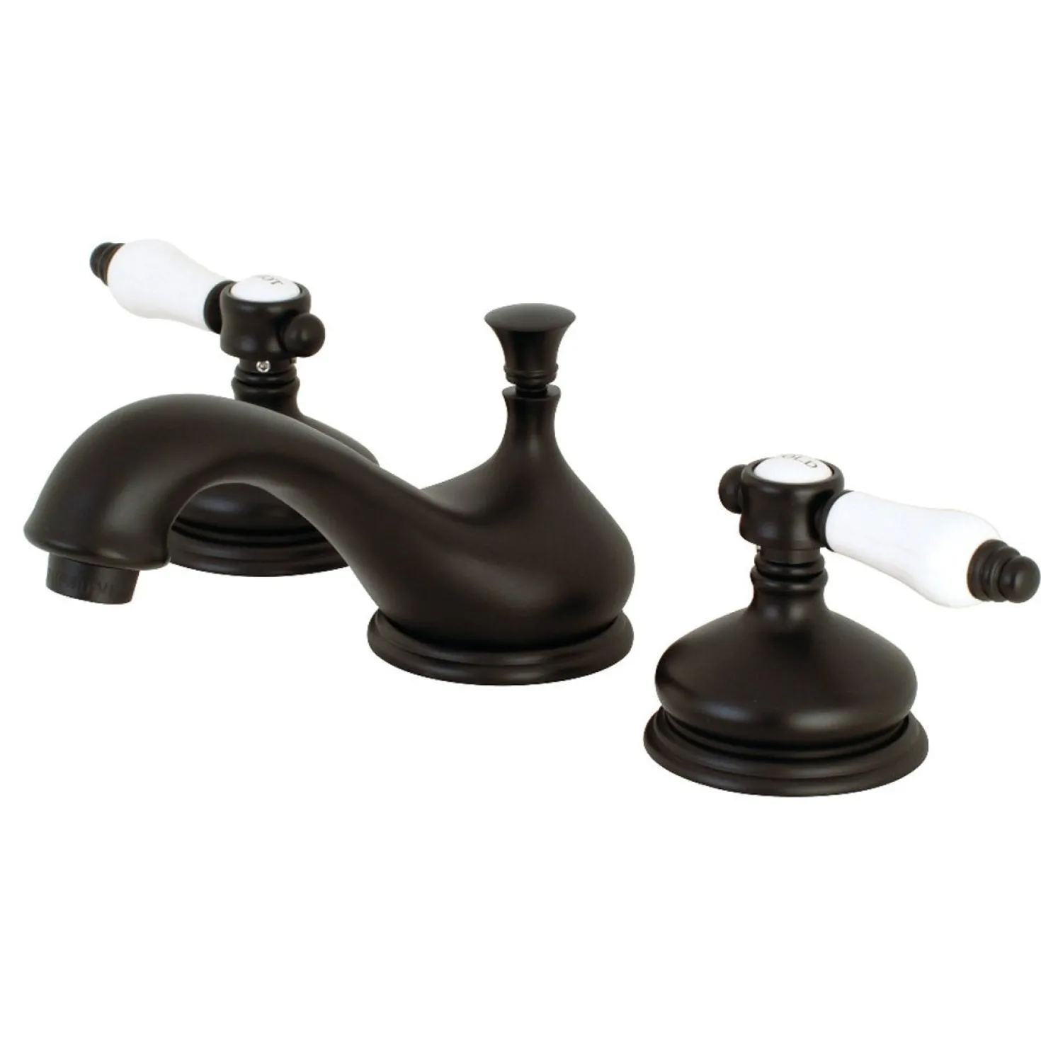 Kingston Brass 8" Widespread Deck Mount Bathroom Faucet