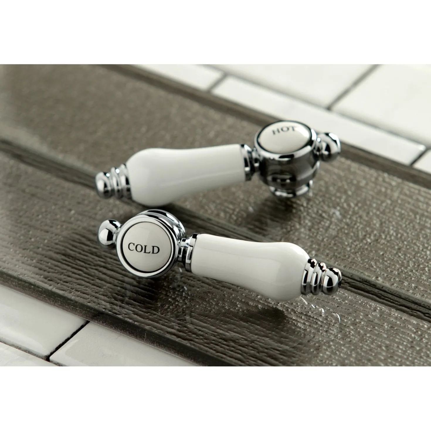 Kingston Brass 8" Widespread Deck Mount Bathroom Faucet