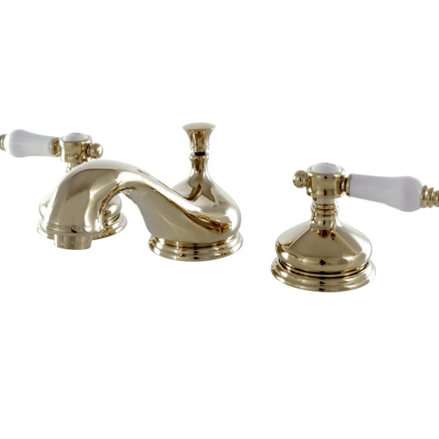 Kingston Brass 8" Widespread Deck Mount Bathroom Faucet