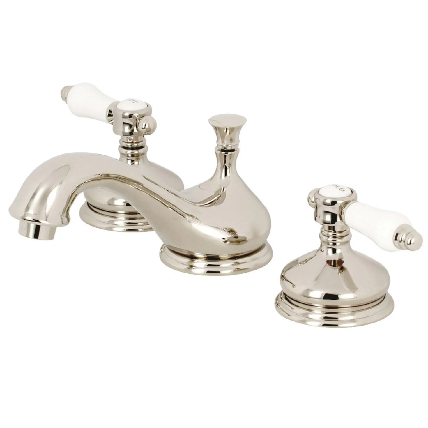 Kingston Brass 8" Widespread Deck Mount Bathroom Faucet