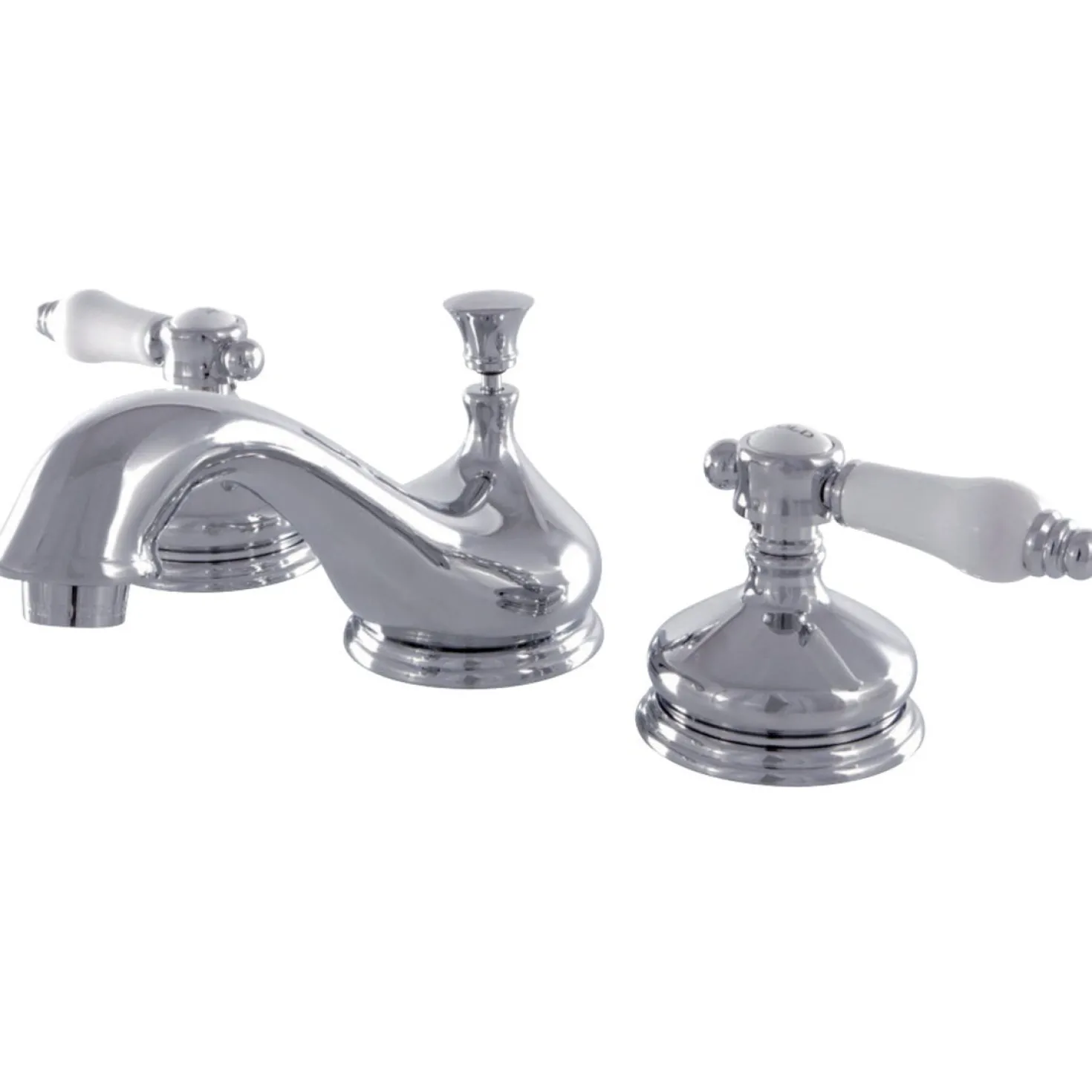Kingston Brass 8" Widespread Deck Mount Bathroom Faucet