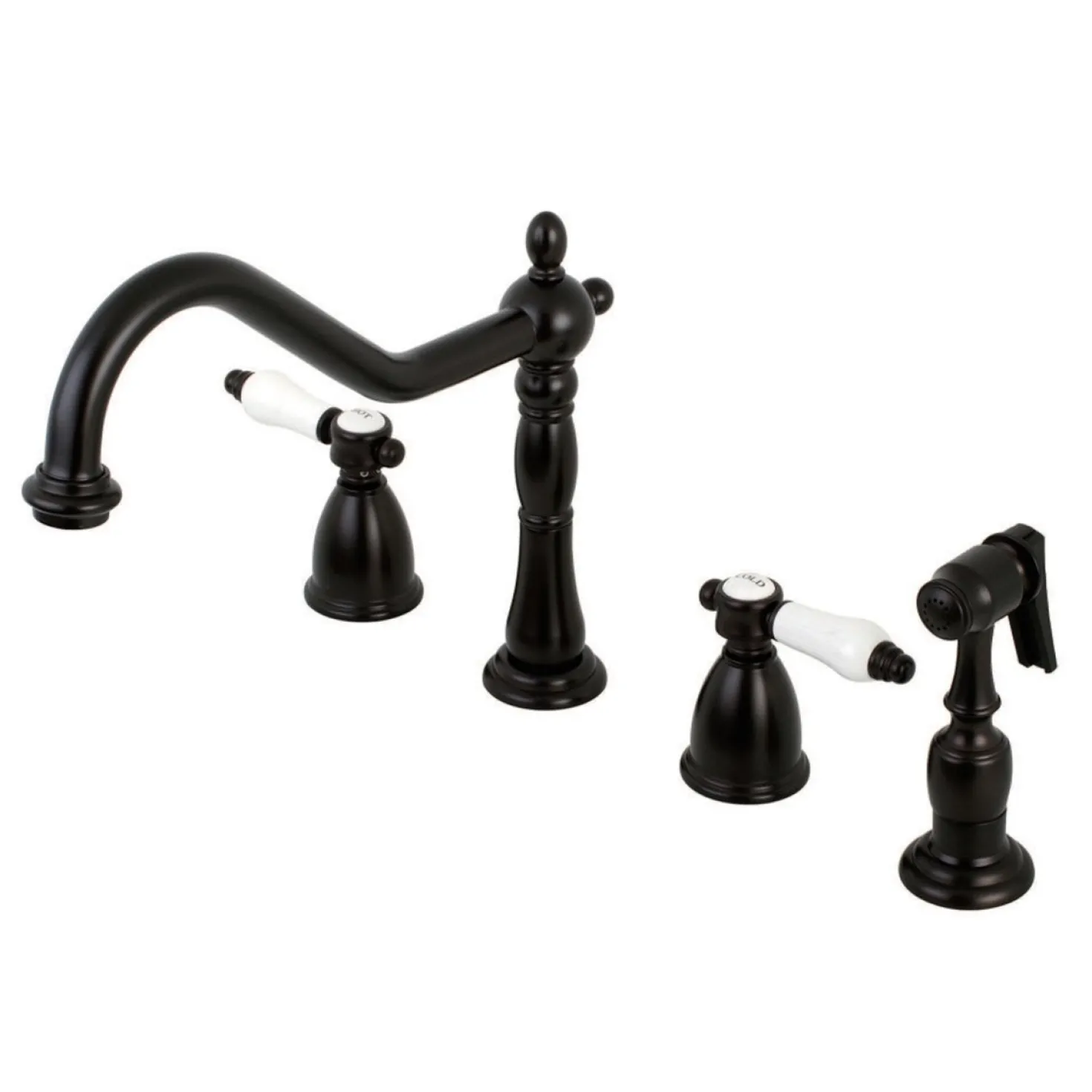 Kingston Brass Widespread Kitchen Faucet