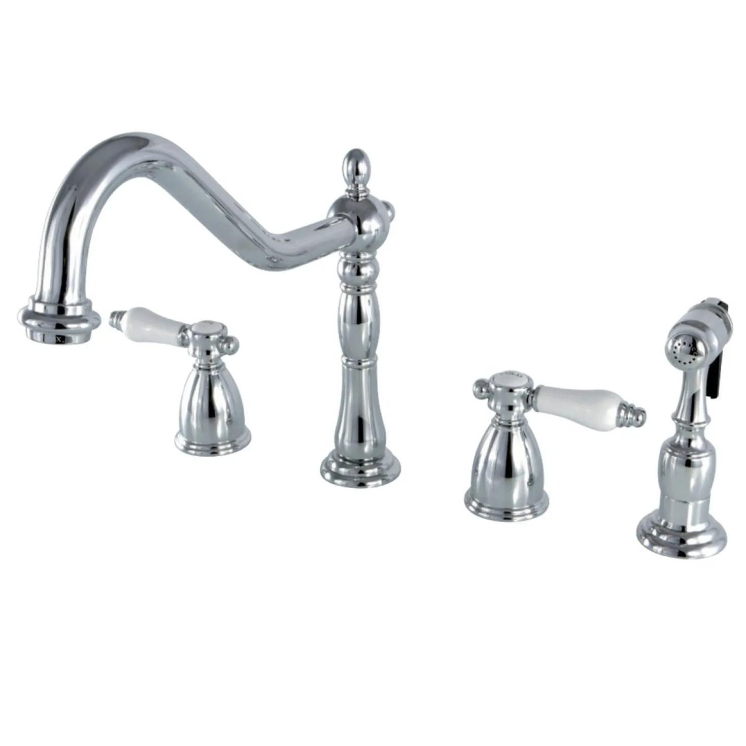 Kingston Brass Widespread Kitchen Faucet