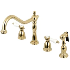 Kingston Brass Widespread Kitchen Faucet