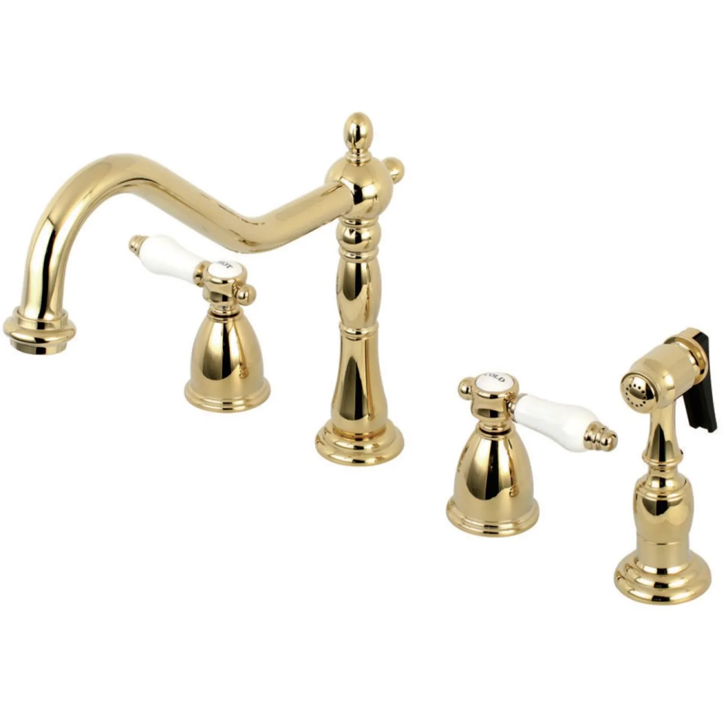 Kingston Brass Widespread Kitchen Faucet