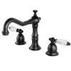Kingston Brass Widespread Lavatory Faucet with Brass Pop-up