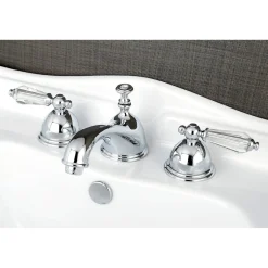Kingston Brass Wilshire Aqua Eden 8" Widespread Bathroom Faucet