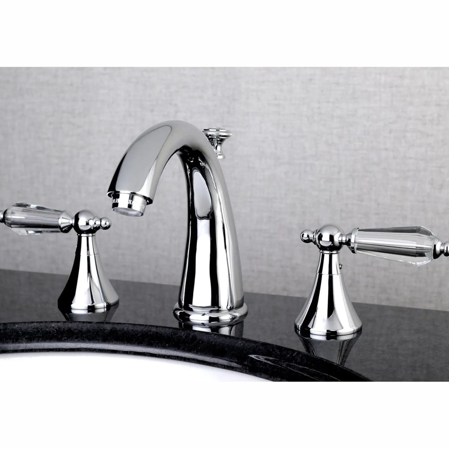 Kingston Brass Wilshire Aqua Eden 8-Inch Widespread Bathroom Faucet