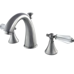 Kingston Brass Wilshire Aqua Eden 8-Inch Widespread Bathroom Faucet