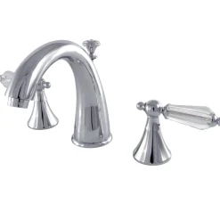 Kingston Brass Wilshire Aqua Eden 8-Inch Widespread Bathroom Faucet
