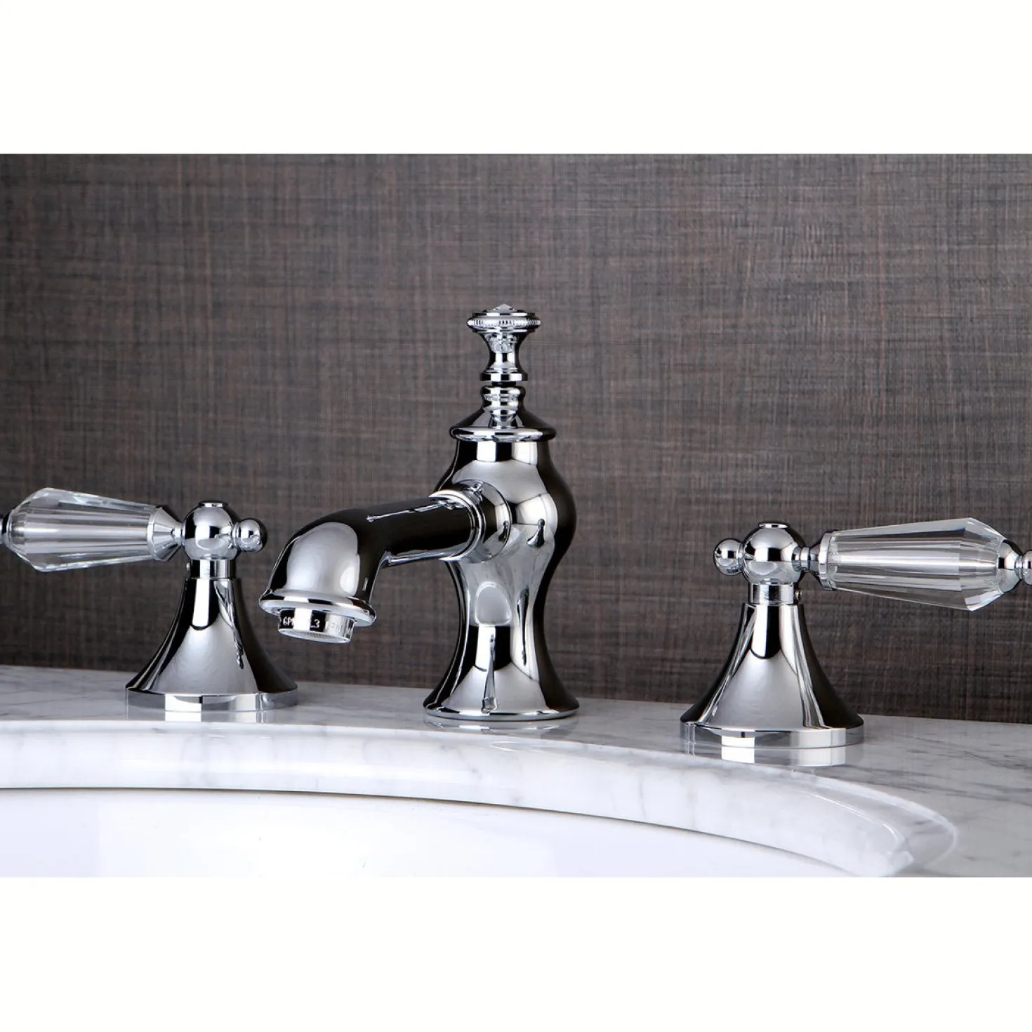 Kingston Brass Wilshire 8-Inch Widespread Bathroom Faucet