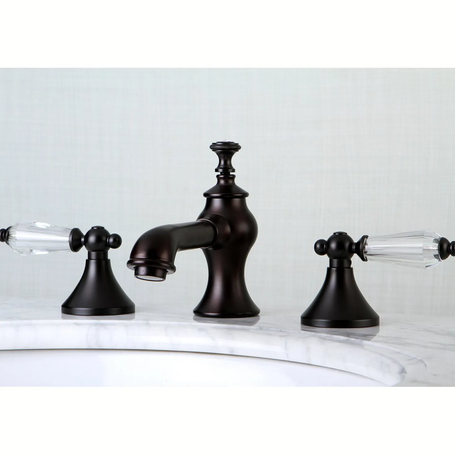 Kingston Brass Wilshire 8-Inch Widespread Bathroom Faucet
