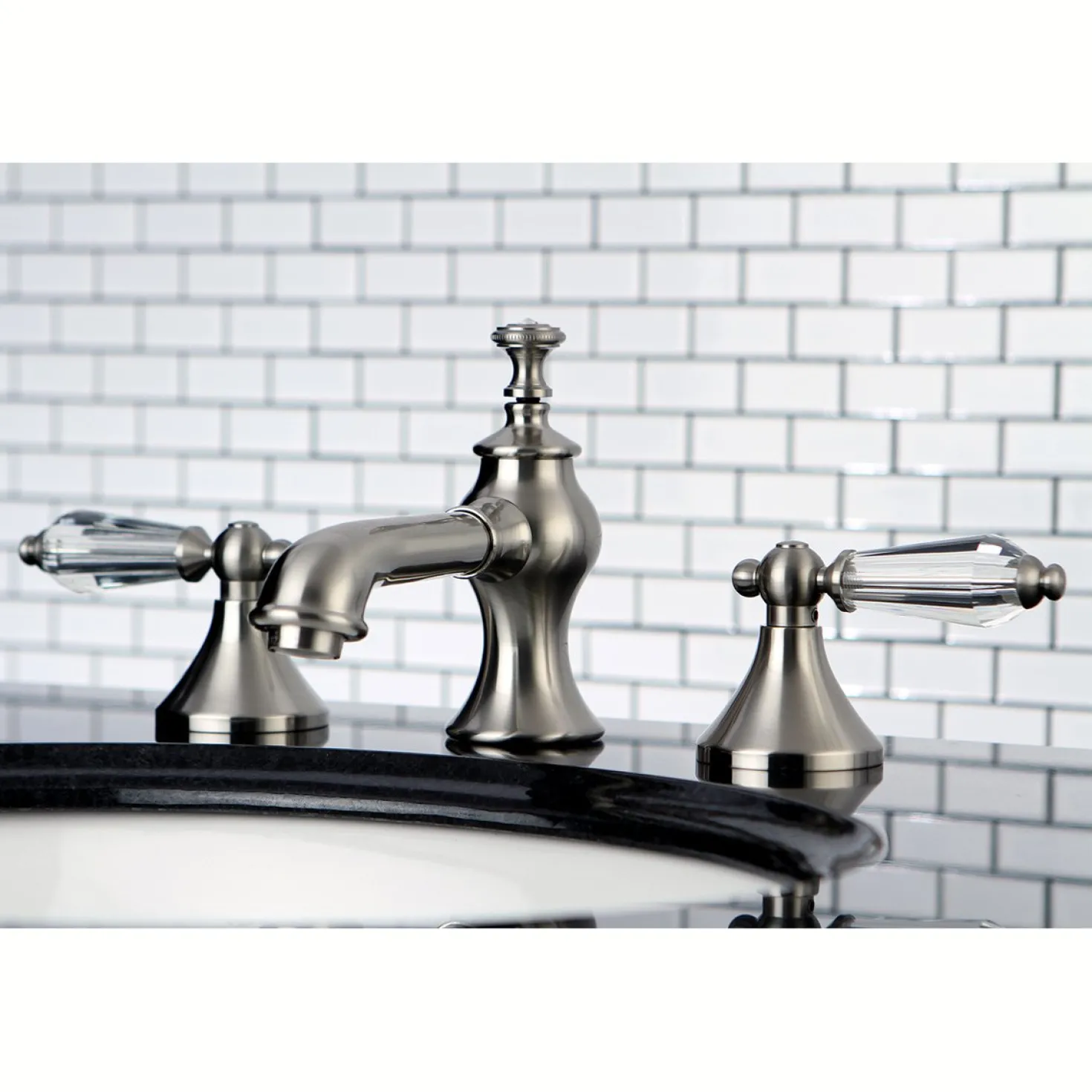Kingston Brass Wilshire 8-Inch Widespread Bathroom Faucet