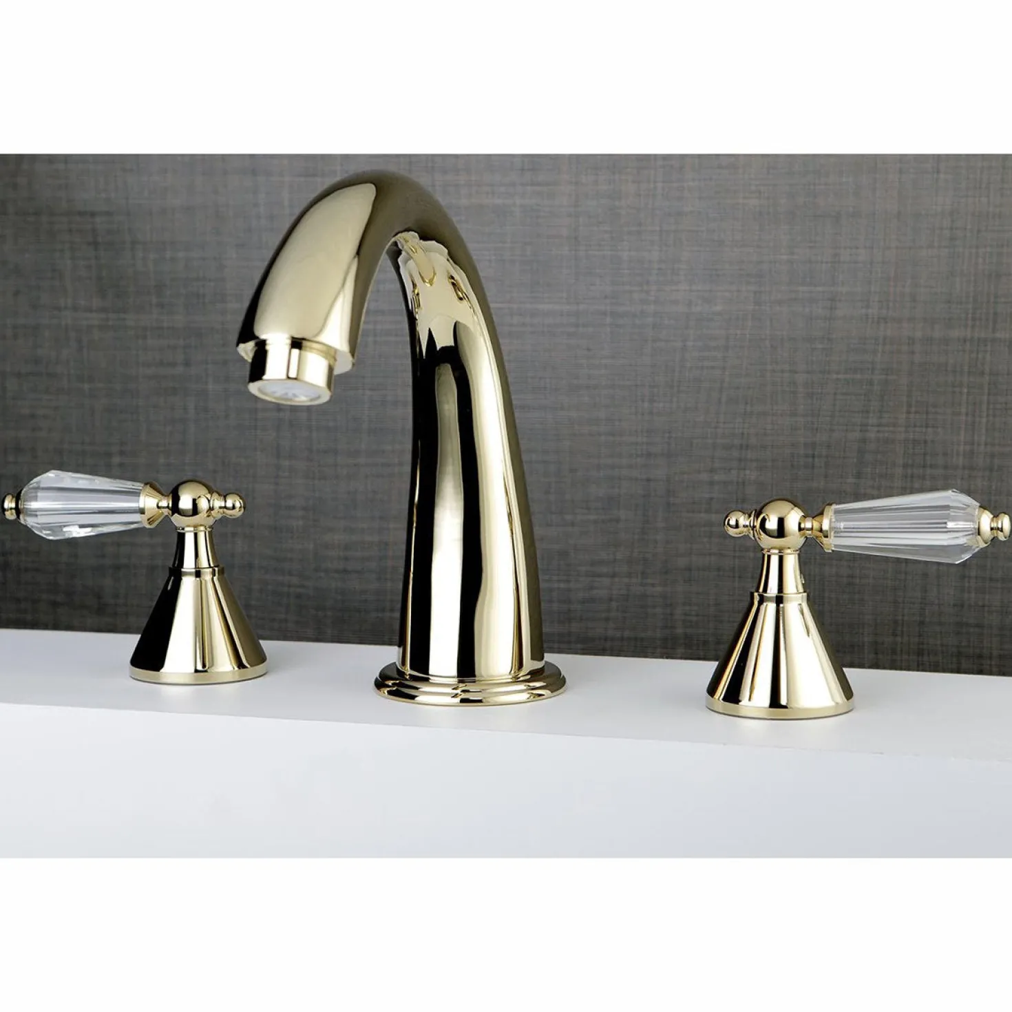 Kingston Brass Wilshire Roman 8.44" x 7.13" Tub Faucet