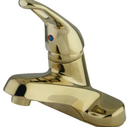 Kingston Brass Wyndham Single-Handle 4-Inch Centerset Bathroom Faucet