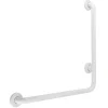 Kingston Brass 24" x 24" L-Shaped ADA Grab Bar in White