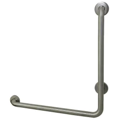 Kingston Brass 24" x 24" L-Shaped ADA Grab Bar in Brushed Nickel