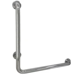 Kingston Brass 24" x 24" L-Shaped Stainless Steel ADA Grab