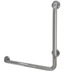 Kingston Brass 24" x 24" L-Shaped Stainless Steel ADA Grab