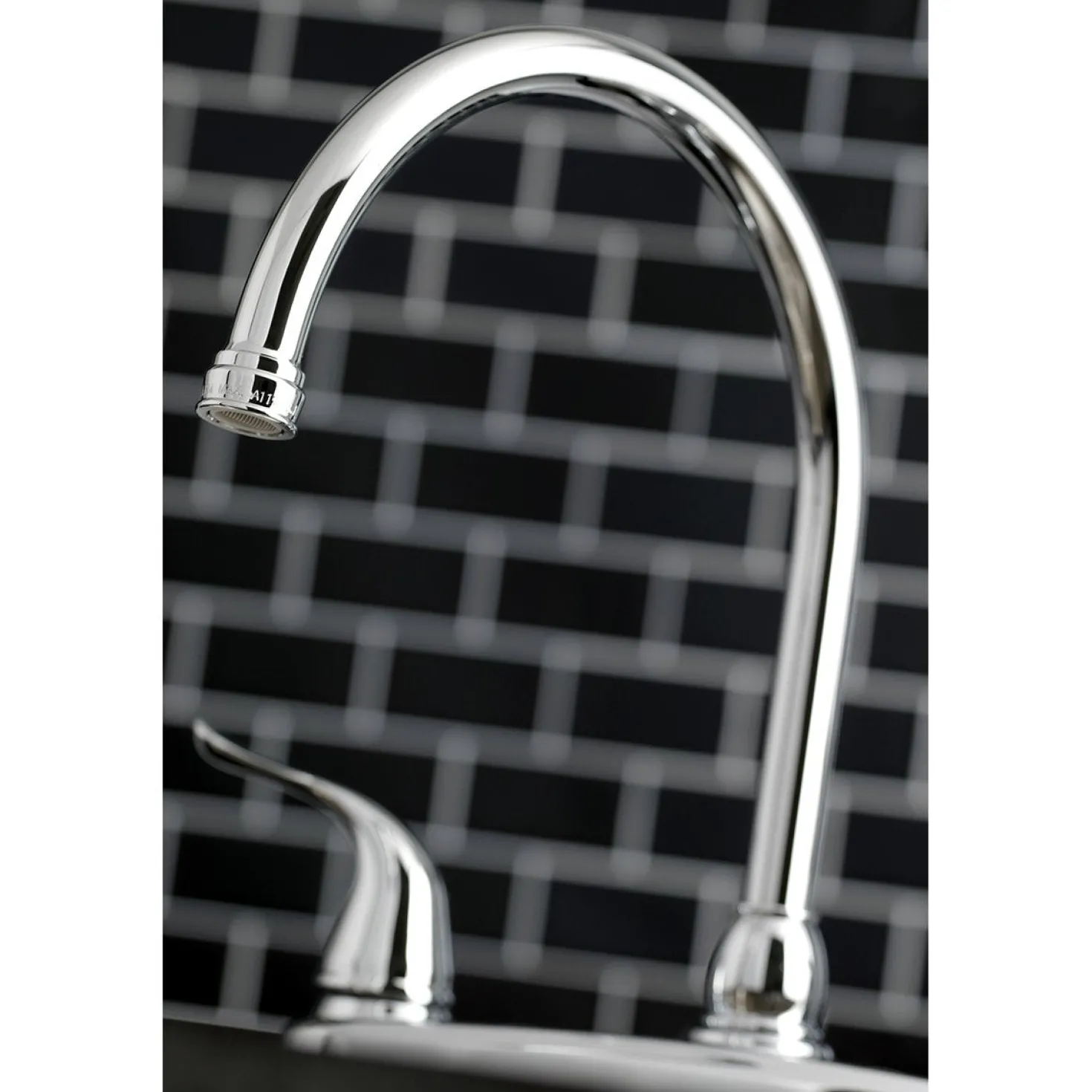 Kingston Brass Yosemite 8" Centerset Kitchen Faucet with Sprayer
