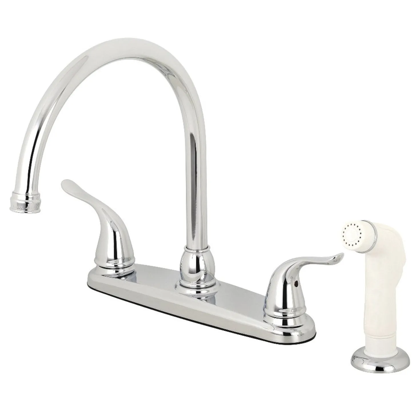 Kingston Brass Yosemite 8" Centerset Kitchen Faucet with Sprayer