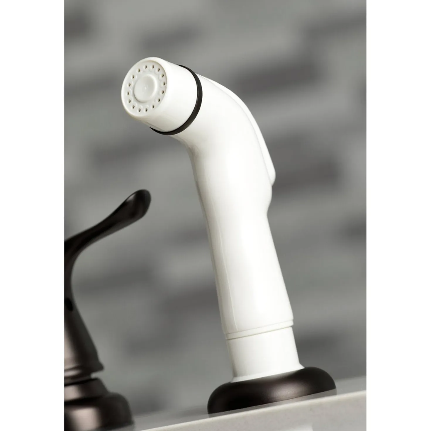Kingston Brass Yosemite 8" Centerset Kitchen Faucet with Sprayer
